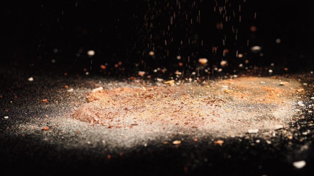 Dust from bag filter showcasing dust holding capacity